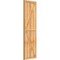Ekena Millwork Framed Board-n-Batten Shutters w/Z-Bar, Rough Sawn Western Red Cedar, 21 1/2W x 71H, PR RBF06Z21X071RWR - alternate 5